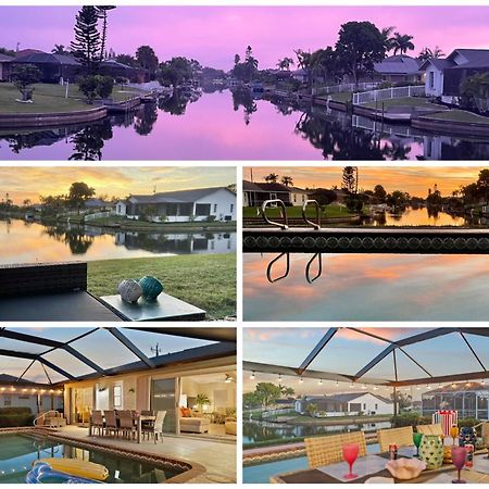 Serenity Waterfront Villa With King Suite, Private Pool, Great Lanai Enclosure And Long Water Views Cape Coral Exteriér fotografie