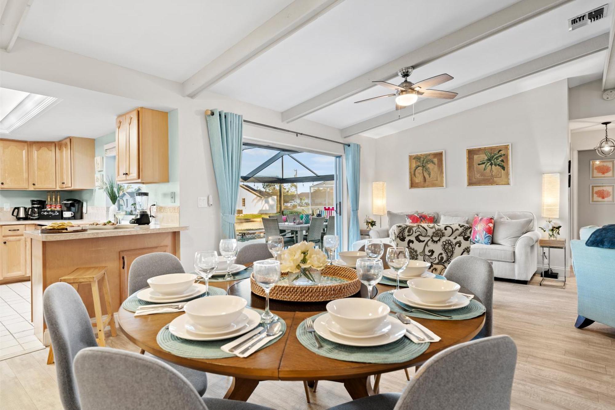 Serenity Waterfront Villa With King Suite, Private Pool, Great Lanai Enclosure And Long Water Views Cape Coral Exteriér fotografie