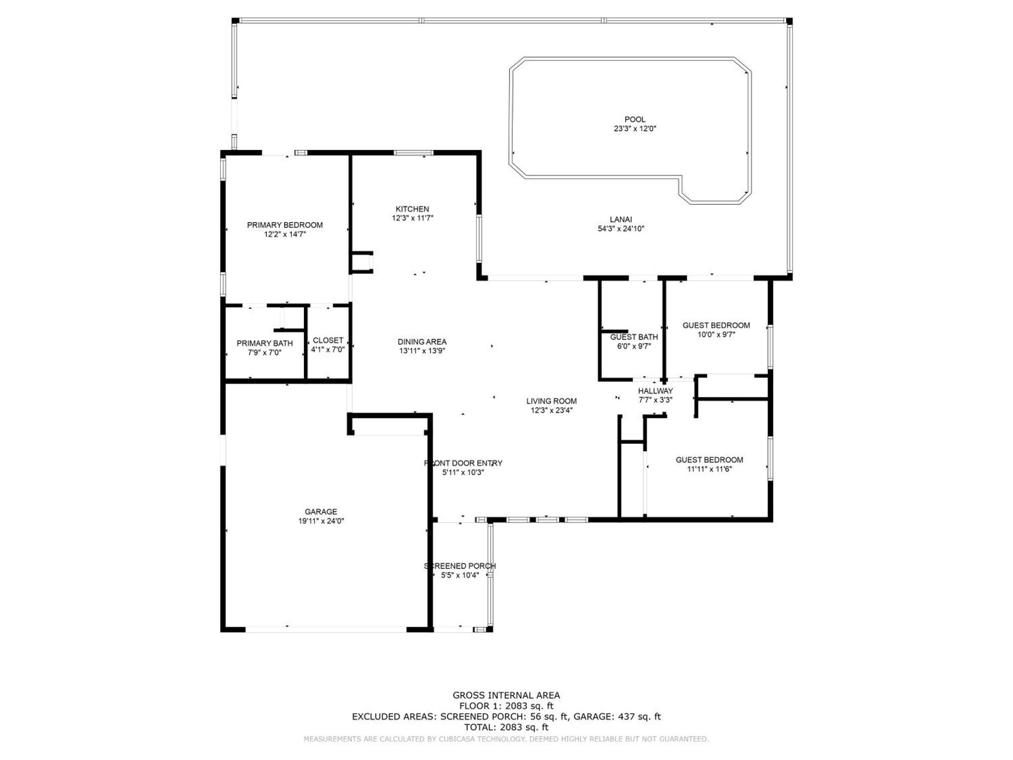 Serenity Waterfront Villa With King Suite, Private Pool, Great Lanai Enclosure And Long Water Views Cape Coral Exteriér fotografie